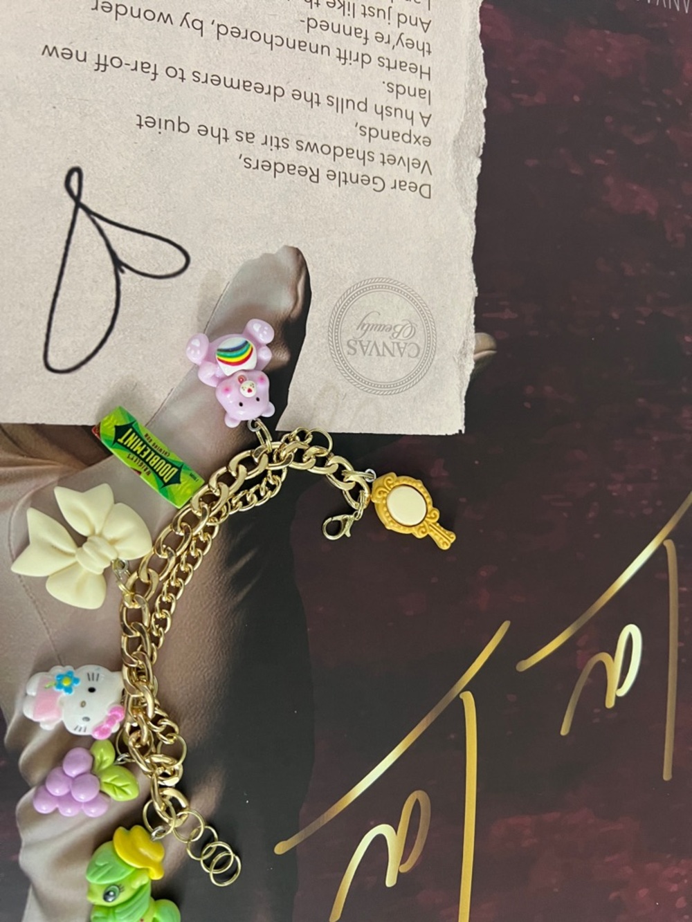Charm junk bracelet $30.00
